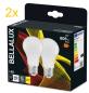 Preview: 2er Pack BELLALUX E27 LED Glühlampe mattiert 8,5W wie 60W warmweißes Licht